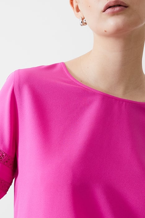 CROCHET TRIM CREPE LIGHT TOP WILD ROSA 4