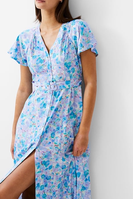 GRETHA BELT LONG DRESS STILL WATER 3