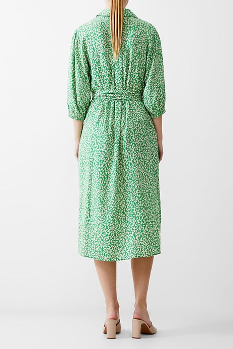 CADIE BTN THRU SHRT DRESS MIDI POISE GREEN 2