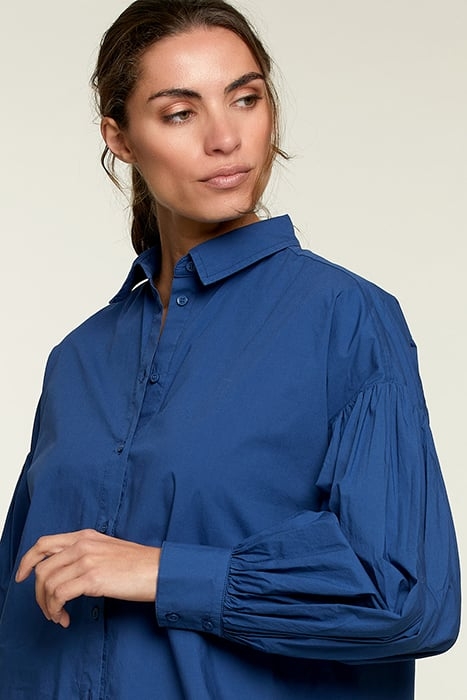 BLUE BALLOON SLEEVES SHIRT 4