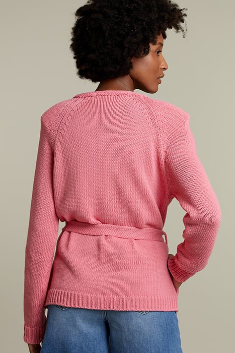 PINK V-NECK CARDIGAN 2