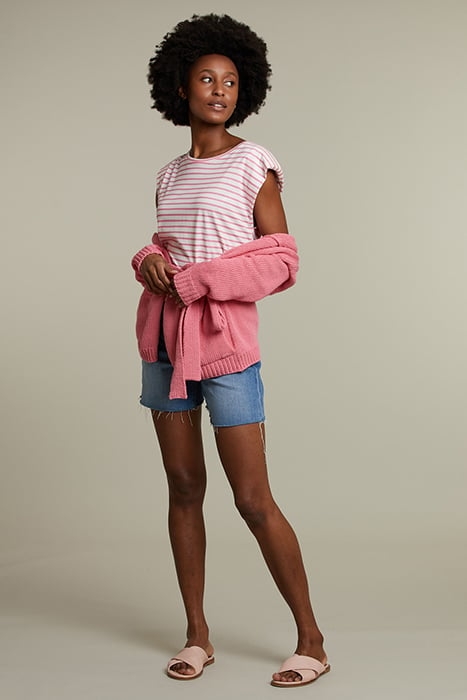PINK V-NECK CARDIGAN 4