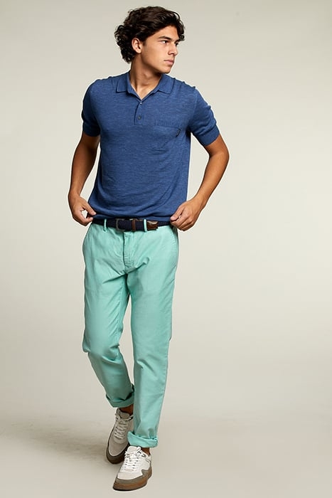 SLIM FIT COTTON CHINO PISTACHE 3