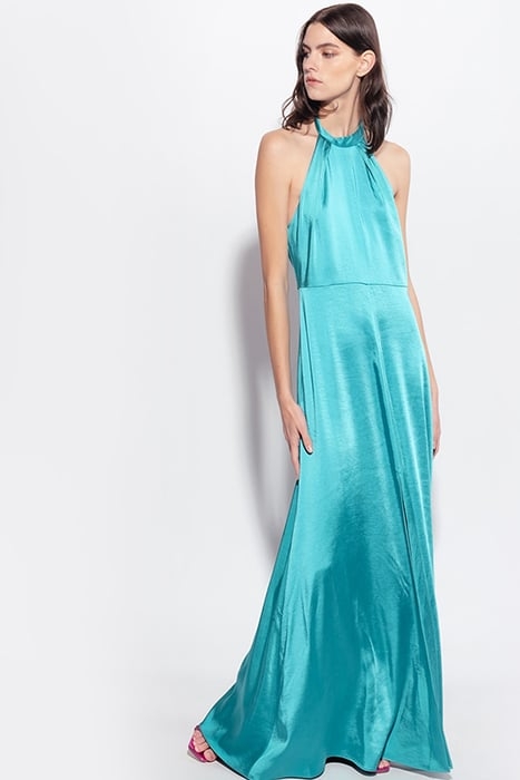 LA RIOJA ABITO RASO MARTELLATO LIGHT BLUE-NAVY BLUE 1