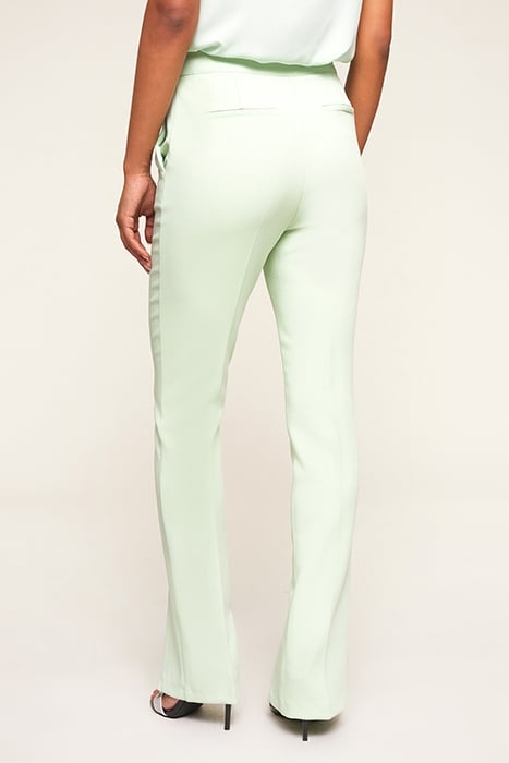 REGULAR TROUSERS WITH SPLIT GREEN 2