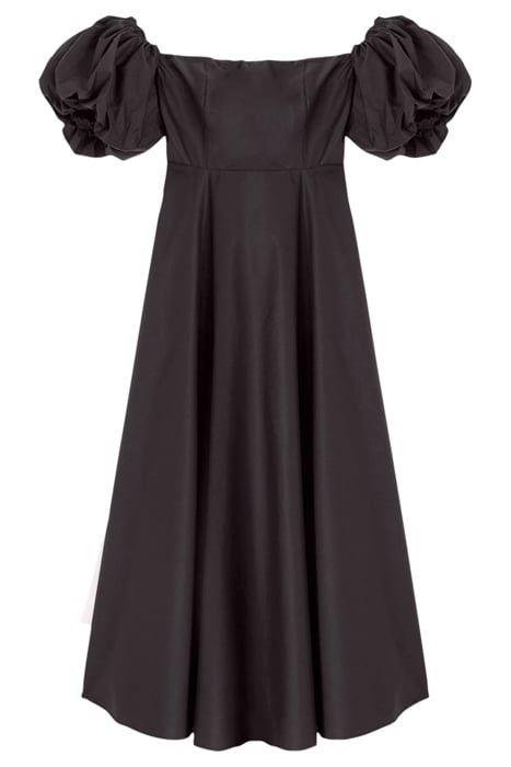 OFF-SHOULDERS SUMMER LONG DRESS BLACK 3