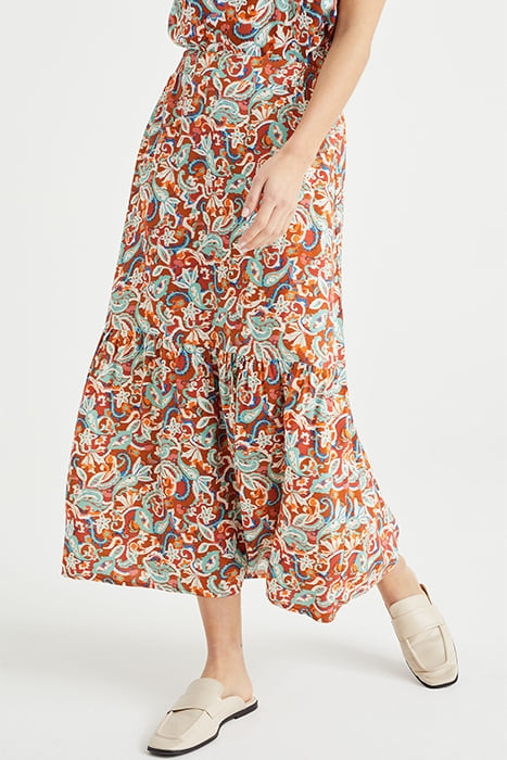 SKIRT MEDIUM LENGTH LIGHT BROWN 1