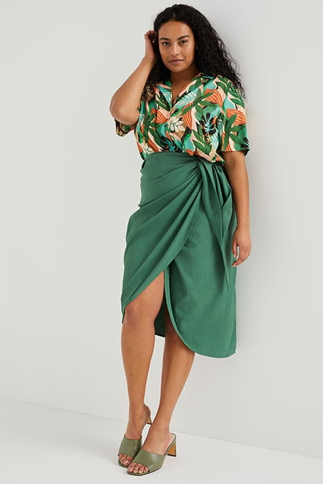 SKIRT MEDIUM LENGTH GREEN 5