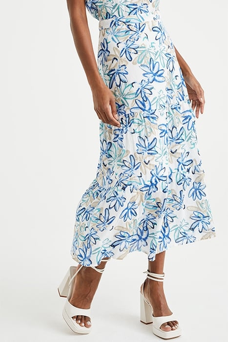 SKIRT MAXI LENGTH WHITE 1