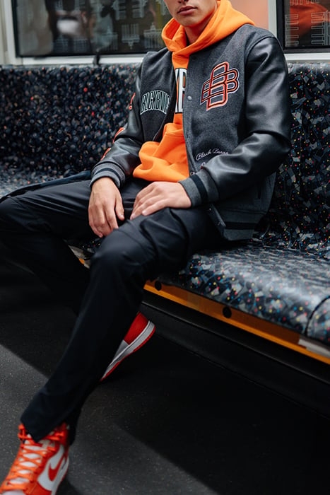 LOGISTICS VARSITY JACKET GREY 7