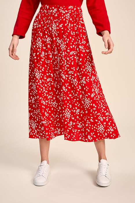 JAMY - CHERRY MIDI SKIRT WITH ABSTRACT FLORAL PRINT 1