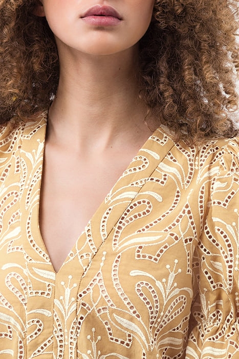 BIANCA BLOUSES & TUNICS BI-COLOR CUMIN BRODERIE ANGLAISE 5