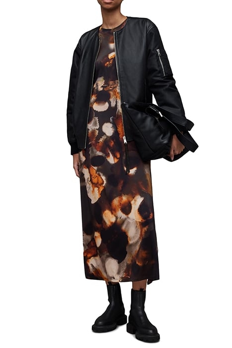 KATLYN MARS DRESS RUST BROWN 4