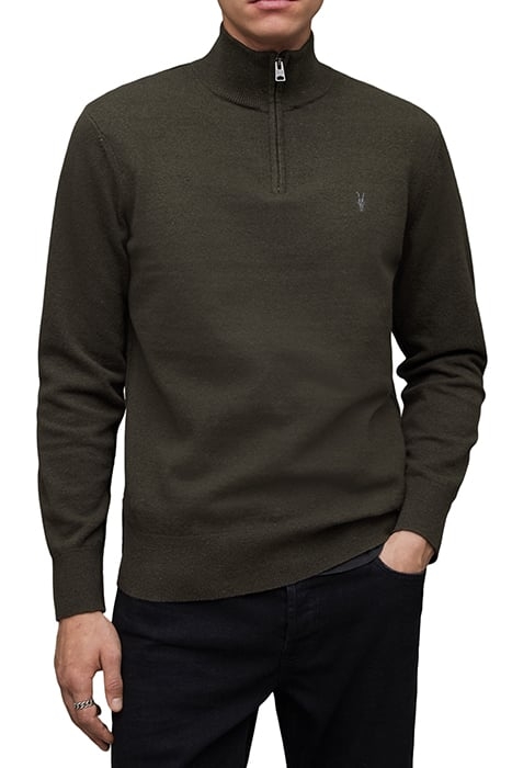 KILBURN ZIP FUNNEL DARK IVY GREEN 1