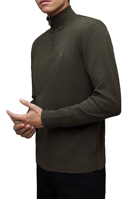 KILBURN ZIP FUNNEL DARK IVY GREEN 5