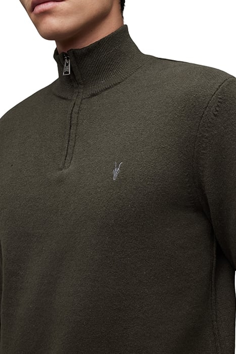 KILBURN ZIP FUNNEL DARK IVY GREEN 7