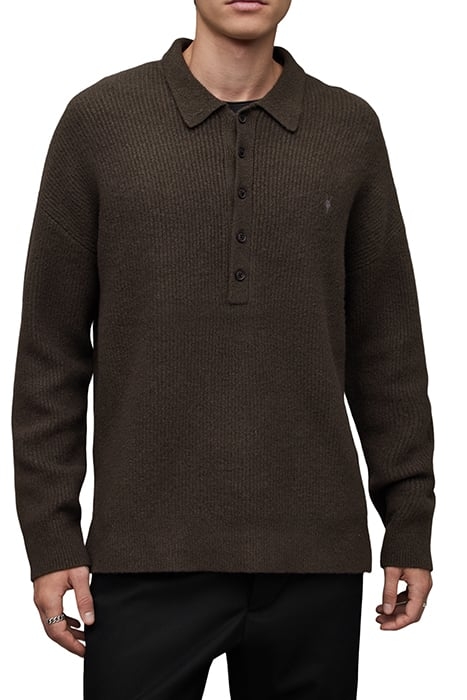 SHAPLEY LS POLO DARK IVY GREEN 1