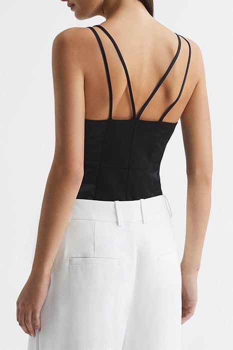 ELLEN-MESH CONTRAST STRAP BLACK 2