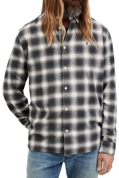 MALPASO LS SHIRT OATMEAL WT/WSHD BL 1