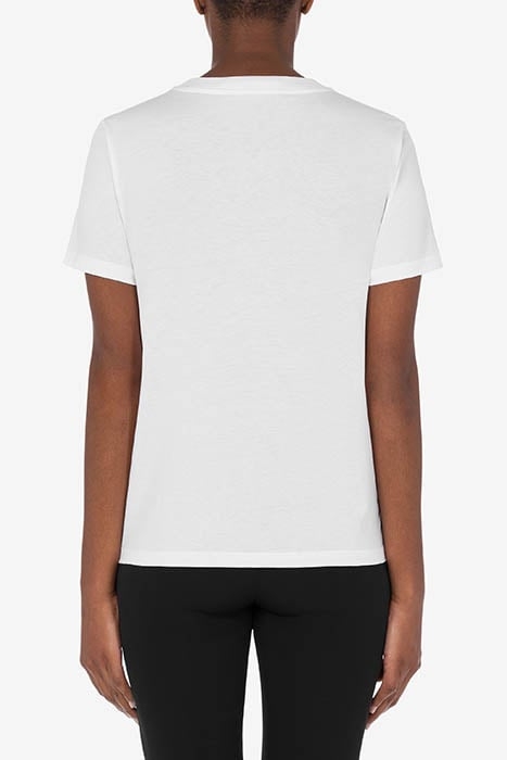 FASTEN YOUR BELTS ORGANIC JERSEY T-SHIRT WHITE 2