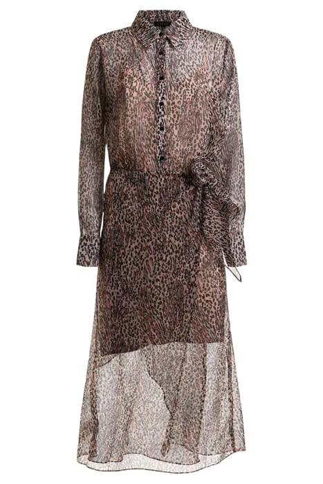 LAMA DRESS WAVY CHEETAH PRINT W 1