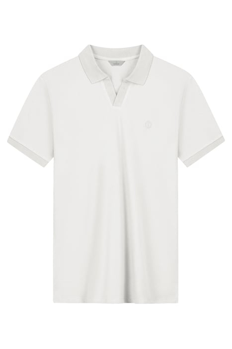 DS_BOWIE V-NECK POLO WHITE 3