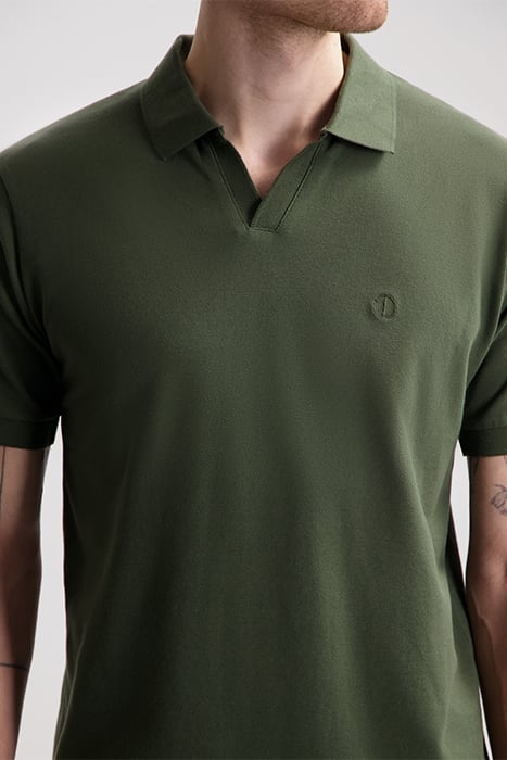 DS_BOWIE V-NECK POLO DARK ARMY 4