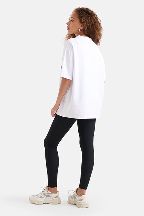 LA-SBFLOCK ARTWORK SWEAT TEE WHITE 3