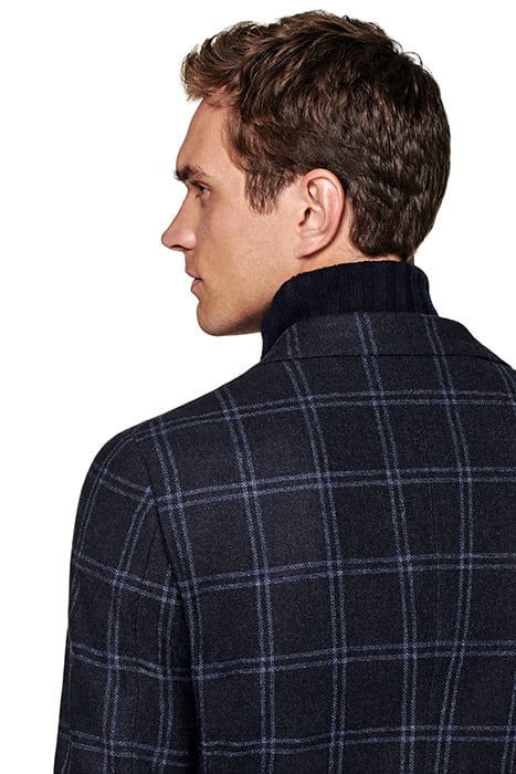 JACKET-NAVY-CHECK NAVY 7