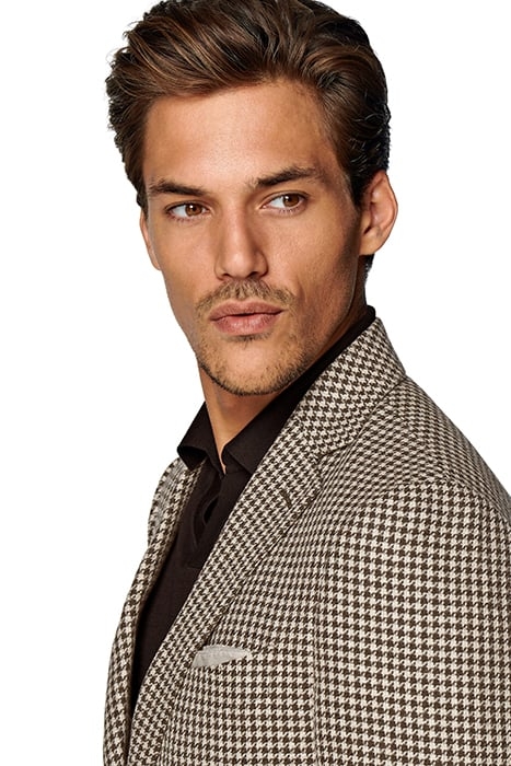 JACKET-BROWN-HOUNDSTOOTH DARK BROWN 7