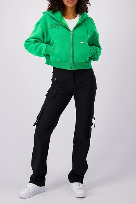 ARCH ZIPPED HOODY GREEN 2