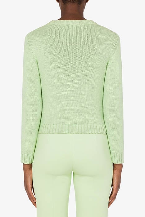 MOSCHINO TEDDY BEAR COTTON SWEATER GREEN 2