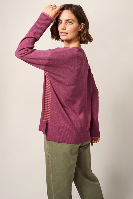 OLIVE JUMPER BRIGHT PINK 2