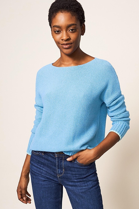 SOUTHBANK JUMPER MID BLUE 1