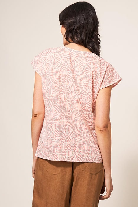 RAE COTTON VEST RED 2