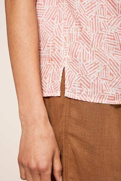 RAE COTTON VEST RED 5