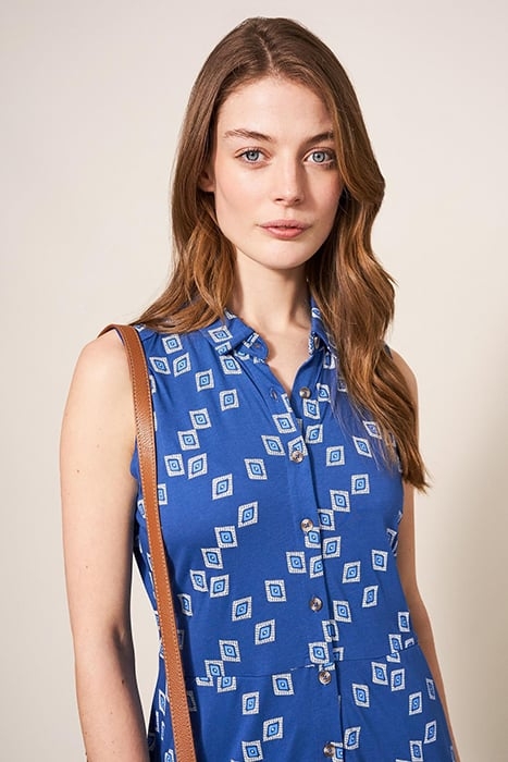 RUA JERSEY SHIRT DRE NAVY PRINTED 5