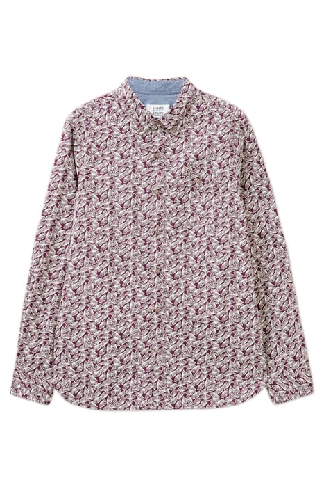 DANDELION PRINTED SHIRT DARK PLUM 3