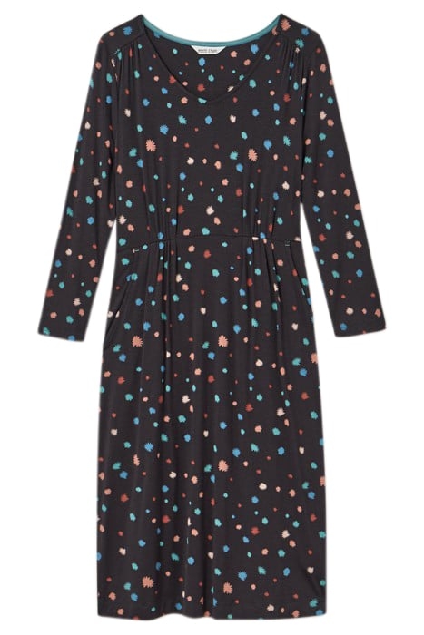 TALLIE ECO VERO JERSEY DRE BLACK PRINTED 3