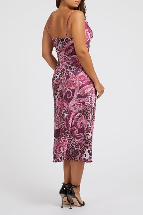 AKILINA DRESS PURPLE KASHMIR PRINT 2