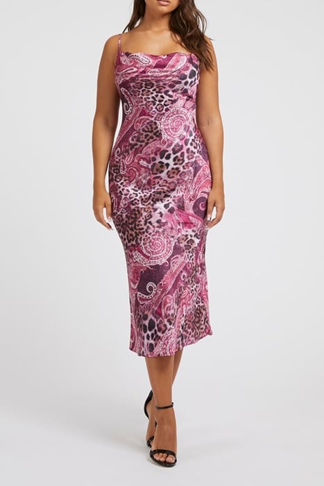 AKILINA DRESS PURPLE KASHMIR PRINT 1