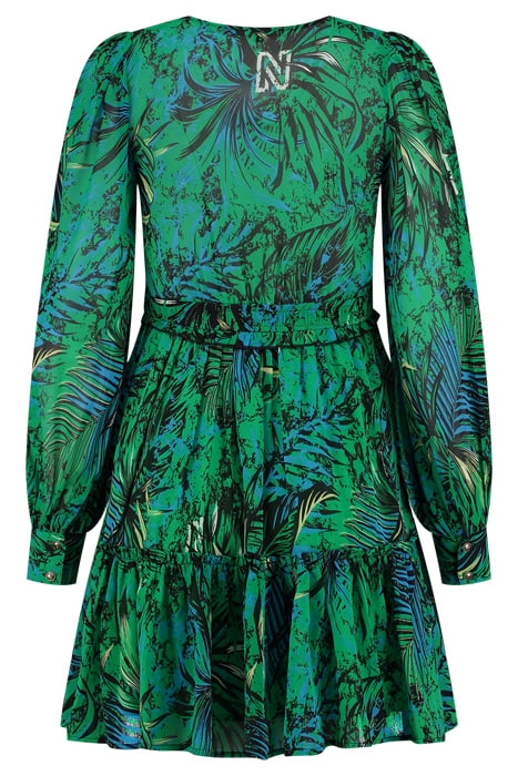 REX DRESS FERN GREEN/DRESDEN BLUE 2