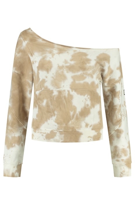 RIVER DYE SWEATER DUST/STAR WHITE 1