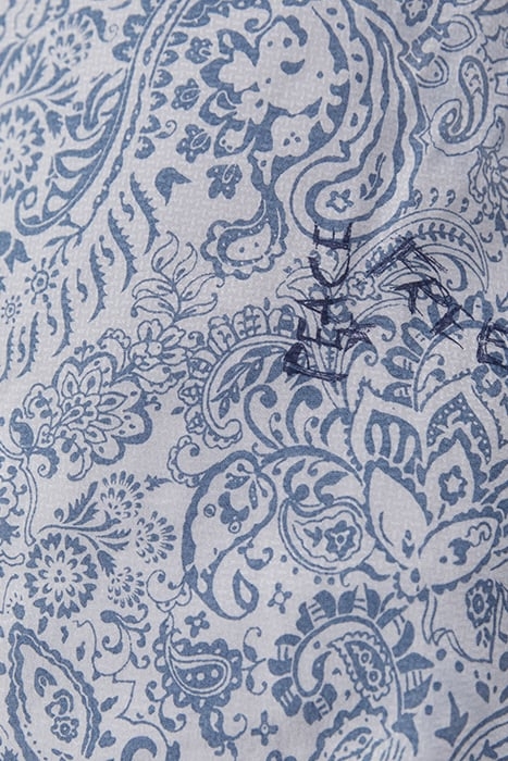 BLUE BANDANA PRINT MIDI DRESS WITH STRAPS BANDANA BLUE 4