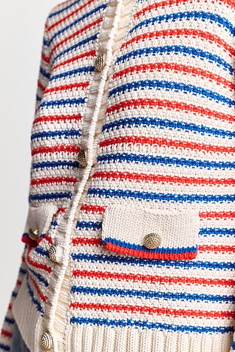 BOXY STRIPED CARDIGAN GRS ORIGINAL 4