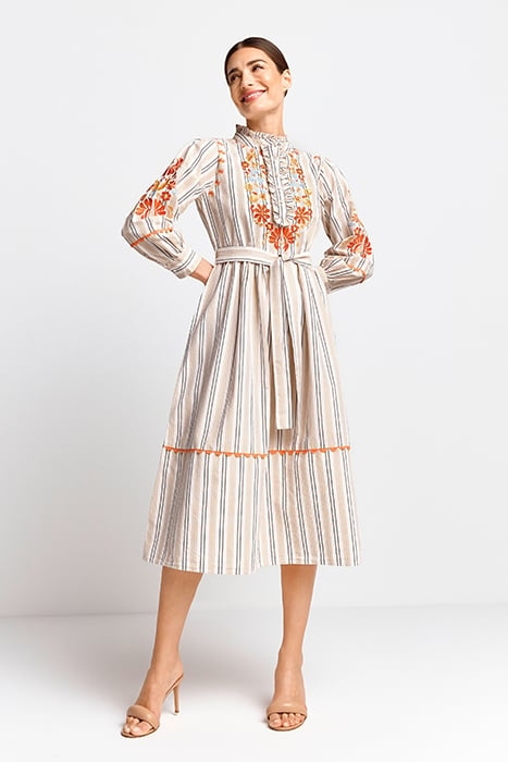 MAXI DRESS WITH EMBROIDERY ORGANIC ORIGINAL 1