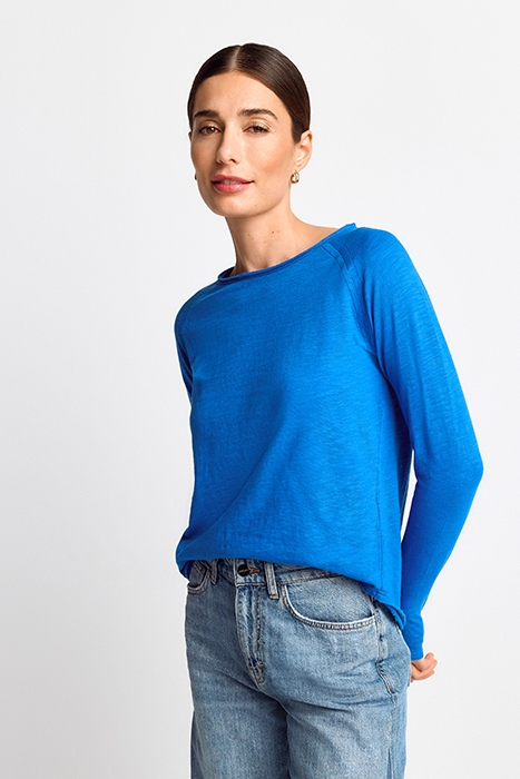 ORGANIC HEAVY JERSEY LONGSLEEVE AZZURE BLUE 3