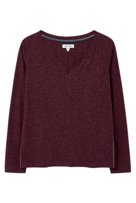 NELLY SPARKLE TEE DARK PLUM 3