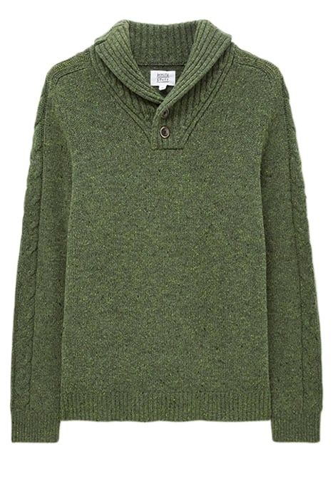 ARUNDEL SHAWL DARK GREEN 1