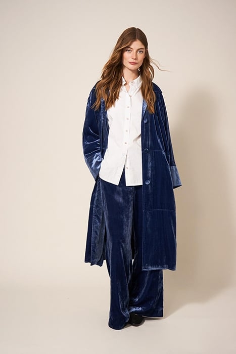 VELVET TER COAT DEEP BLUE 3